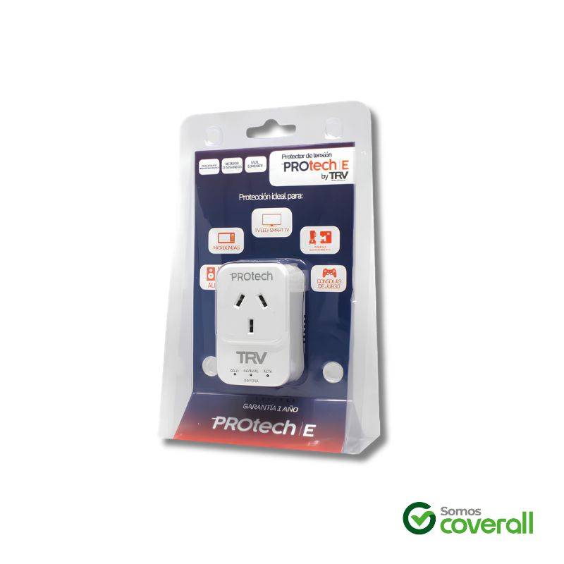 Protector De Tension Protech E 1 Toma 2200W