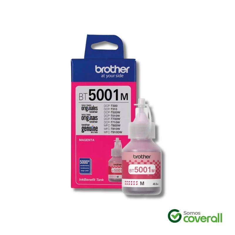 Botella Tinta Brother Inkbenefit Tank Bt5001M Magenta 48.8Ml