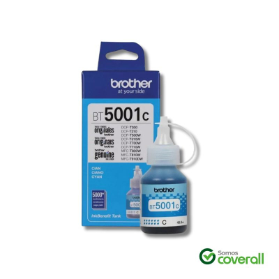 Botella Tinta Brother Inkbenefit Tank Bt5001C Cian 48.8Ml
