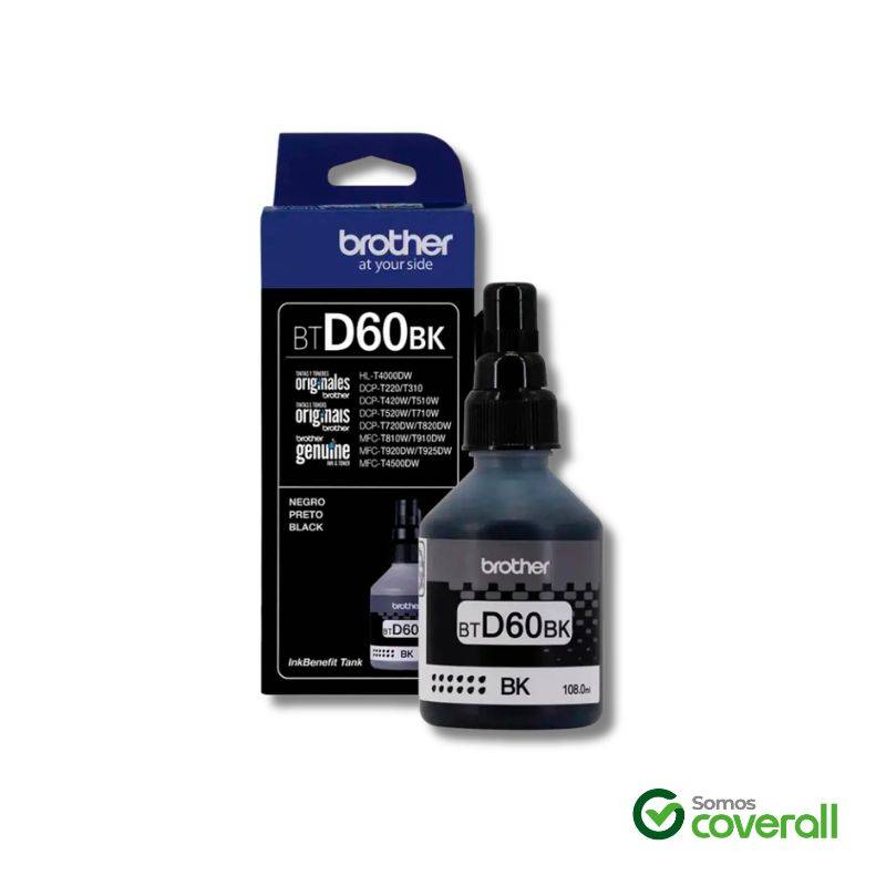 Botella Tinta Brother Inkbenefit Tank Btd60Bk Negro 108Ml