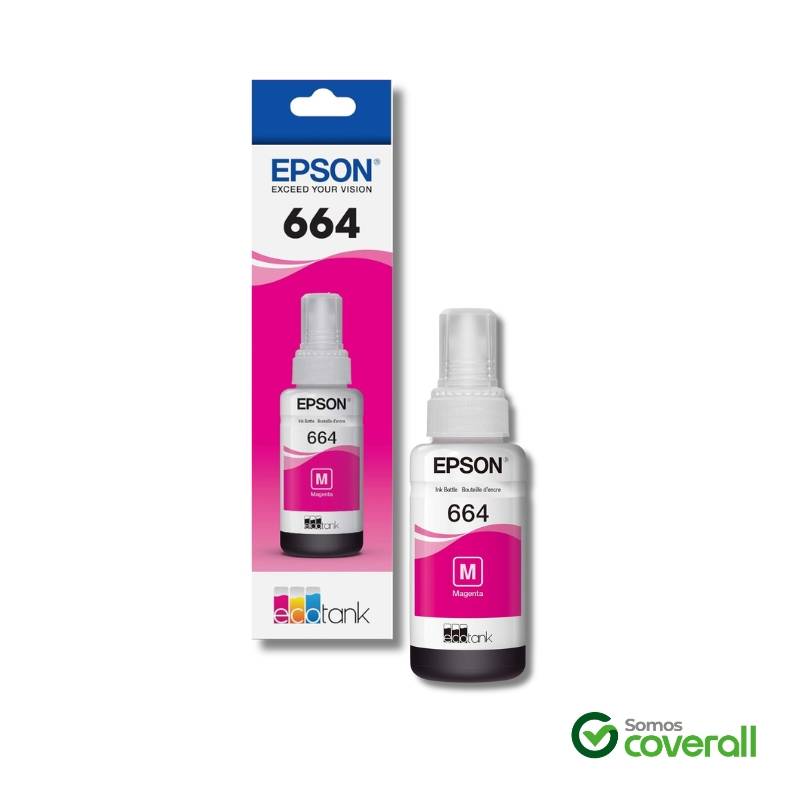 Botella Tinta Epson Ecotank T664320 Magenta 70Ml