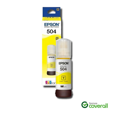 Botella Tinta Epson Ecotank T504420 Amarillo 70Ml