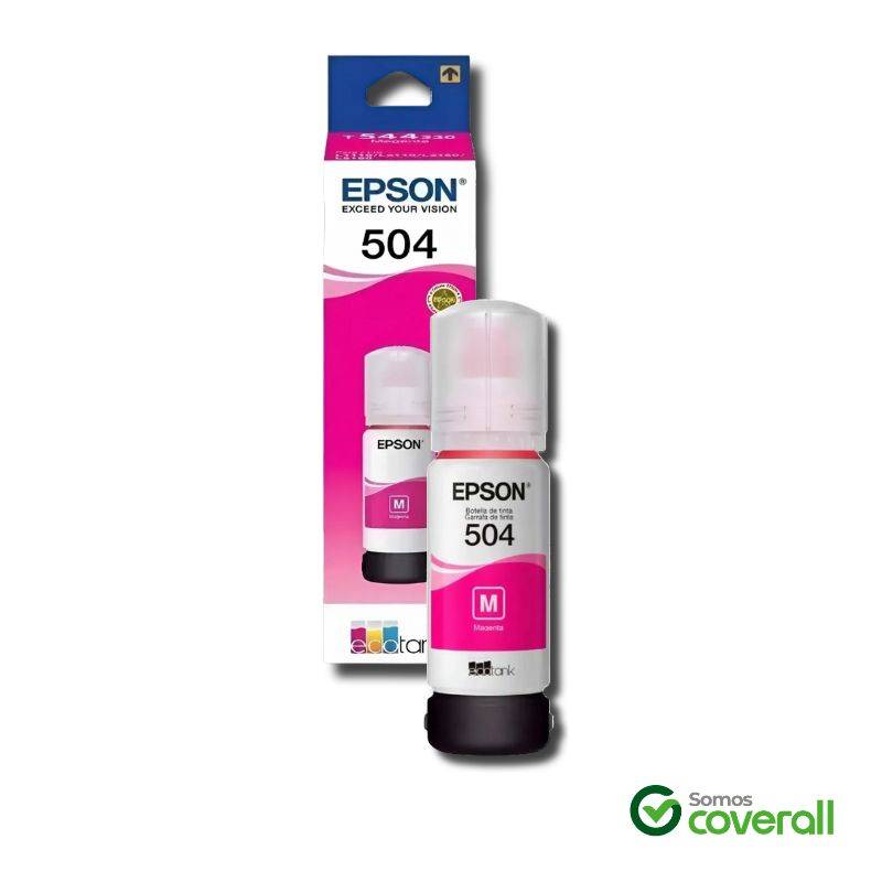 Botella Tinta Epson Ecotank T504320 Magenta 70Ml