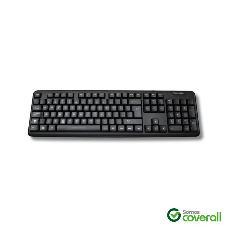 Teclado Performance Usb Negro