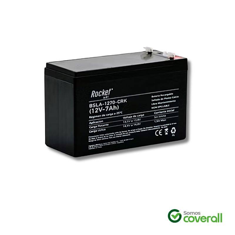 Bateria Rocket Bsla-1270-Crk 12V 7Ah F1 Sellada