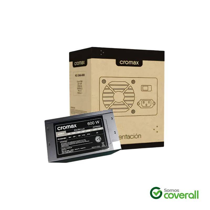 Fuente Para Pc Cromax Kc-Daa-600 600W Atx