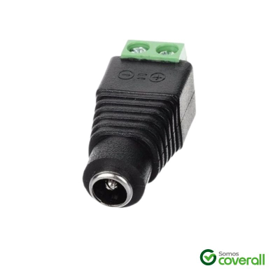 Conector Plug Hembra Alimentacion 12V Cctv