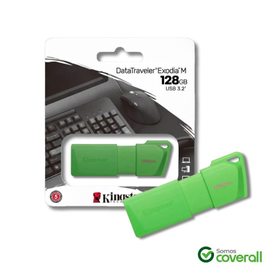 Pen Drive Kingston Datatraveler Exodia M 128Gb Usb 3.2 Verde