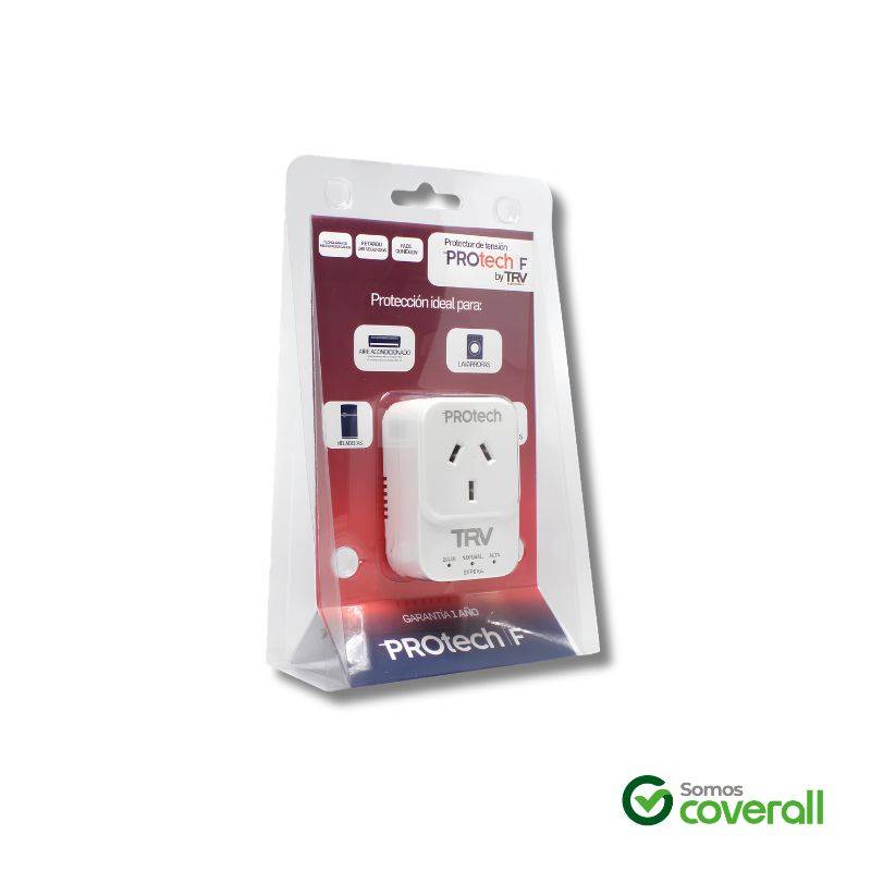 Protector De Tension Protech F 1 Toma 2200W