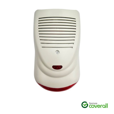 Sirena Alarma Br-400 12V 120Db Estrobo Led Tamper Exterior