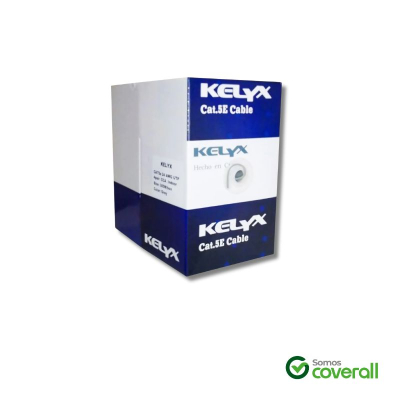 Bobina Utp Kelyx  Cat5E Interior Aleacion 305M