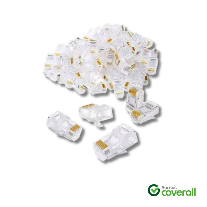 Conector Plug Macho Rj45 Glc Cat5E 100U