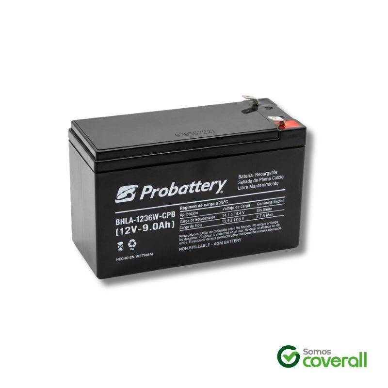 Bateria Probattery Bhla-1236W-Cpb 12V 9Ah F2 Sellada
