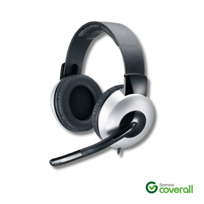 Auricular Con Microfono Genius Hs-05A Volumen 102Db 3.5Mm 1.8M Adaptador Doble Jack