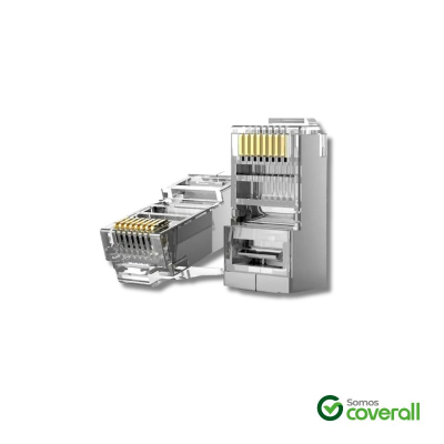 Conector Plug Macho Rj45 Glc Nt-2001 Cat5E Blindado 100U