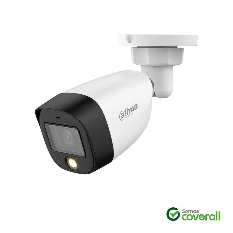 Camara Dahua Hfw1239Cp 2Mp 2.8Mm Fullcolor 20M Cctv Bullet Exterior Plastica
