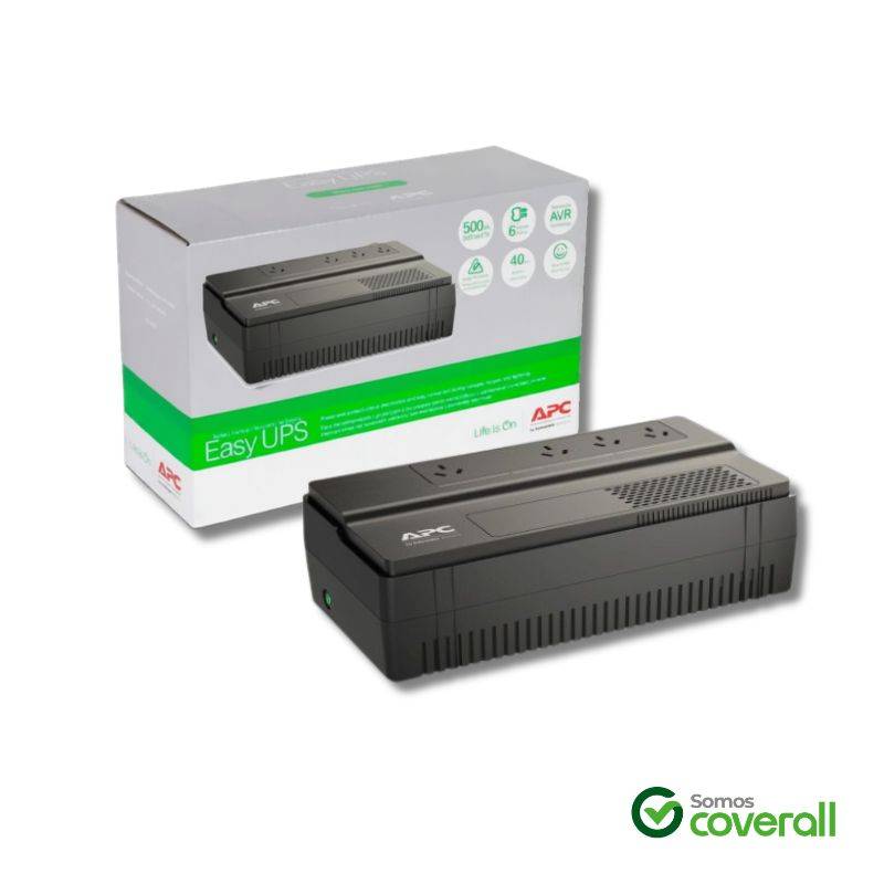 Ups Interactiva Apc Easy Bv500I-Ar 500Va 300W 4 Tomas