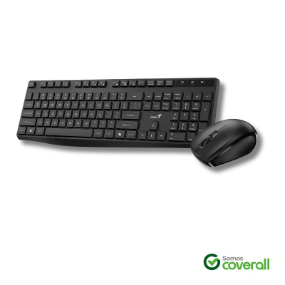 Teclado Y Mouse Genius Km-8206S Multimedia 1200Dpi 10M 2.4Ghz Inalambrico Negro