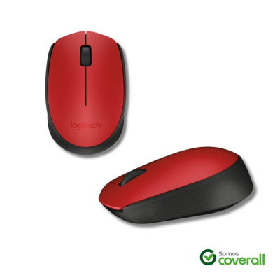 Mouse Logitech M170 1000Dpi 10M 2.4Ghz Inalambrico Rojo