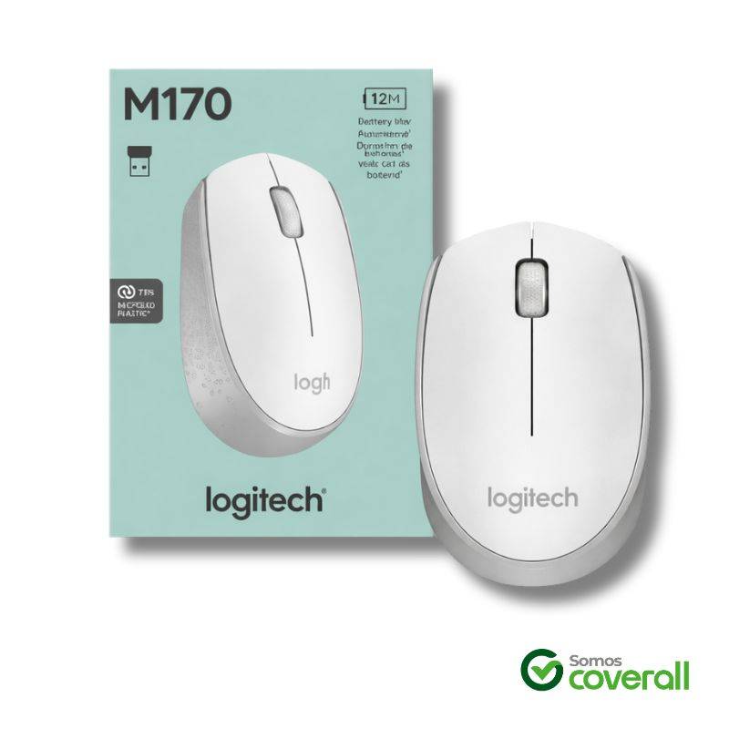 Mouse Logitech M170 1000Dpi 10M 2.4Ghz Inalambrico Blanco