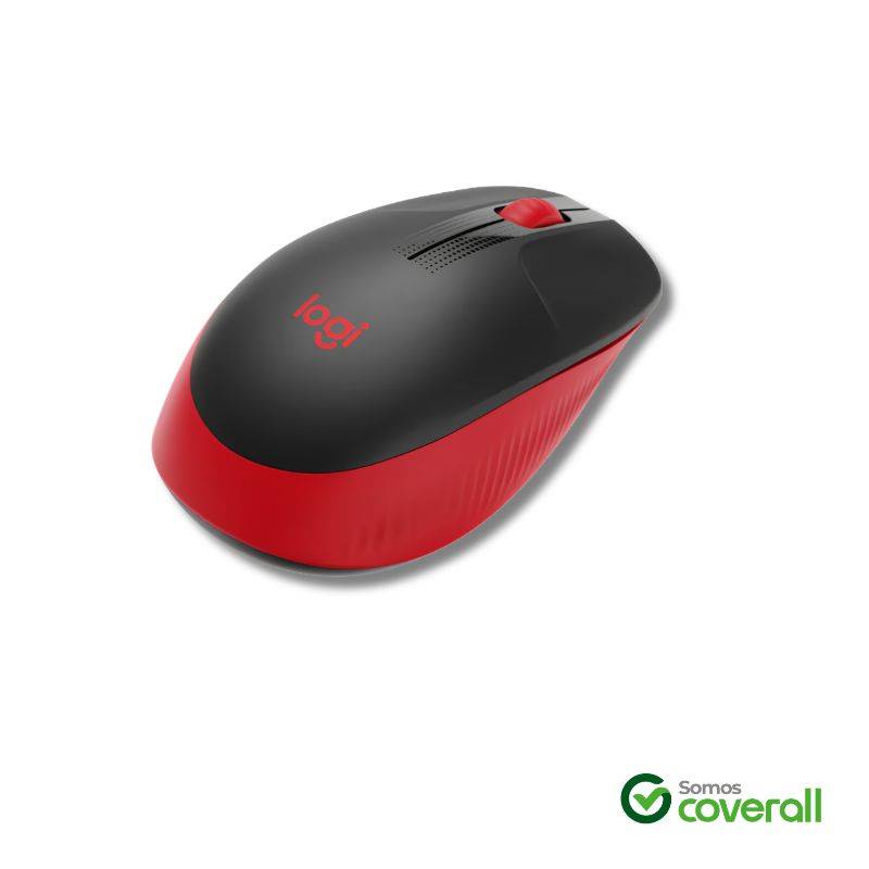 Mouse Logitech M190 1000Dpi 10M 2.4Ghz Inalambrico Rojo