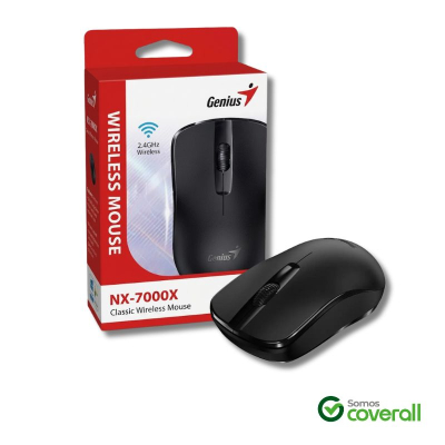 Mouse Genius Nx-7000X 1200Dpi 10M 2.4Ghz Inalambrico Negro