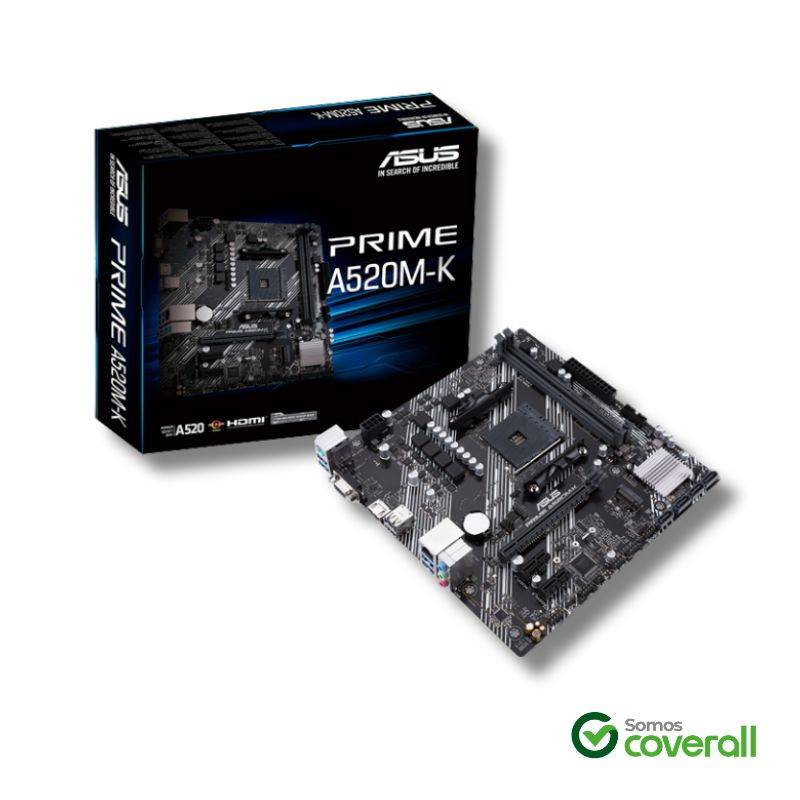Mother Asus Prime A520M K Ddr4 2 Dimms Vga Hdmi 4 Sata Iii 1 M2 Socket Am4