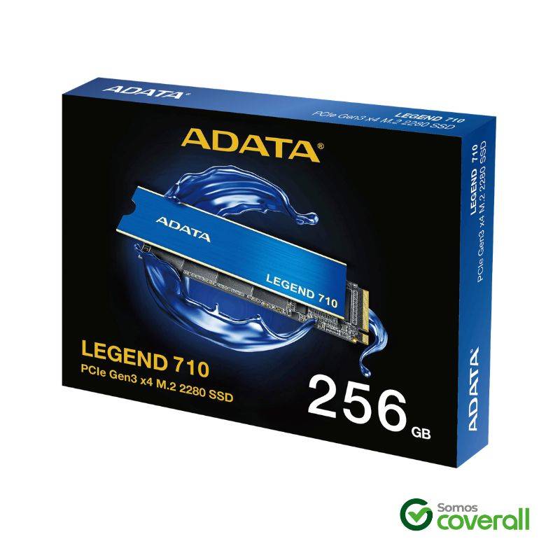 Disco Solido Adata Legend 710 256Gb 2400Mbs Nvme Gen3 M2 2280