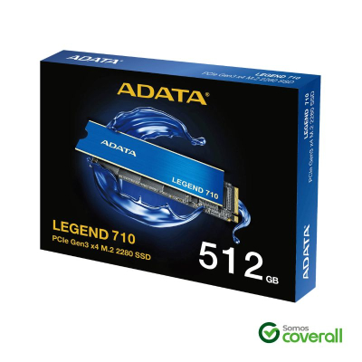 Disco Solido Adata Legend 710 512Gb 2400Mbs Nvme Gen3 M2 2280
