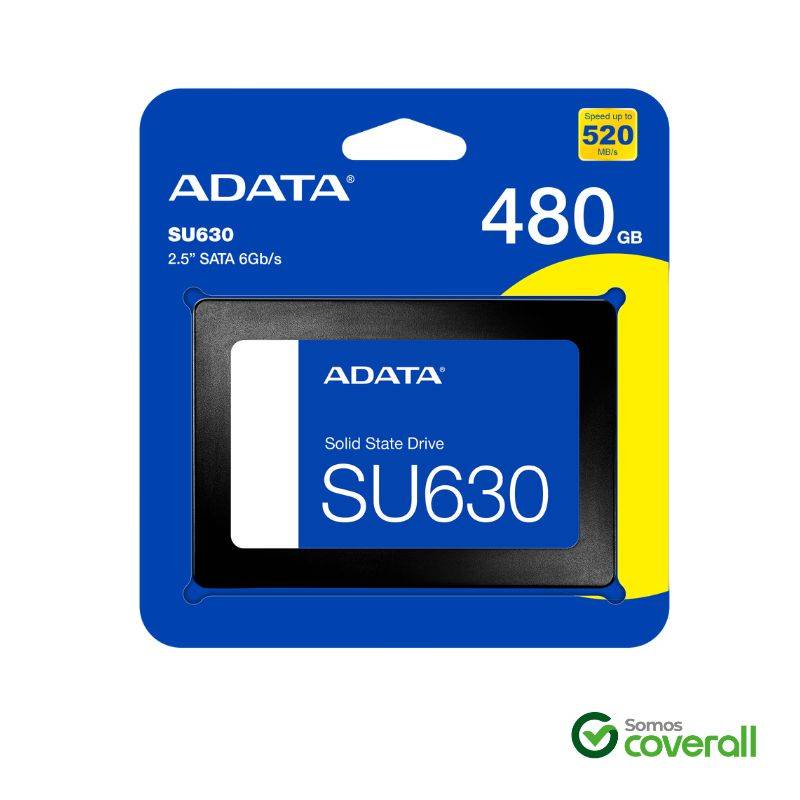 Disco Solido Adata Su630 480Gb 520Mbs Sata Iii 2.5
