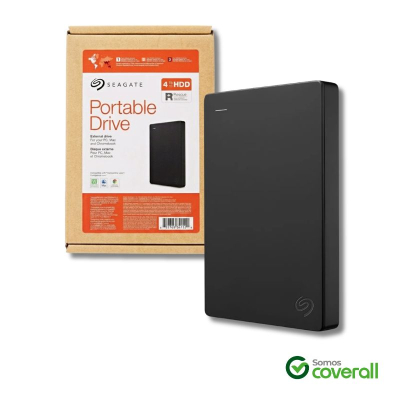 Disco Duro Externo Portable Seagate Expansion 4Tb 5Gbps 5400Rpm Usb 3.0 Usb 2.0 Negro