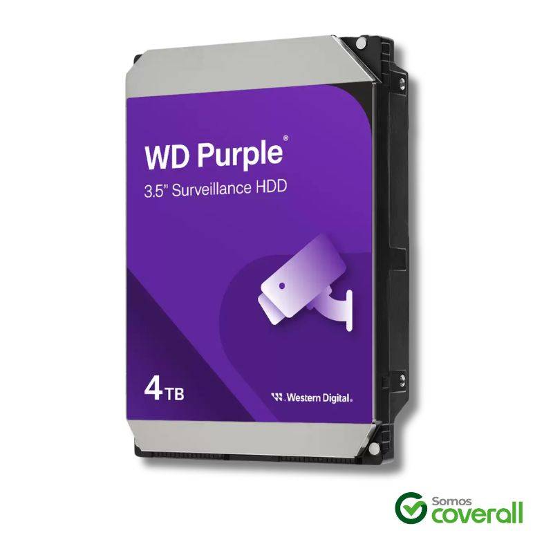 Disco Videovigilancia Western Digital Purple 4Tb 256Mb 5400Rpm 64 Camaras Sata Iii 3.5