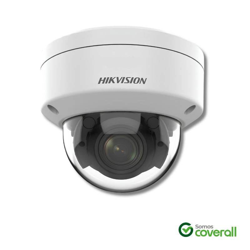 Camara Hikvision 2Cd3741G0 4Mp 2.7Mm 13.5Mm 40M Ir Audio Ranura Sd Ip Lan Poe Domo Exterior Metalica