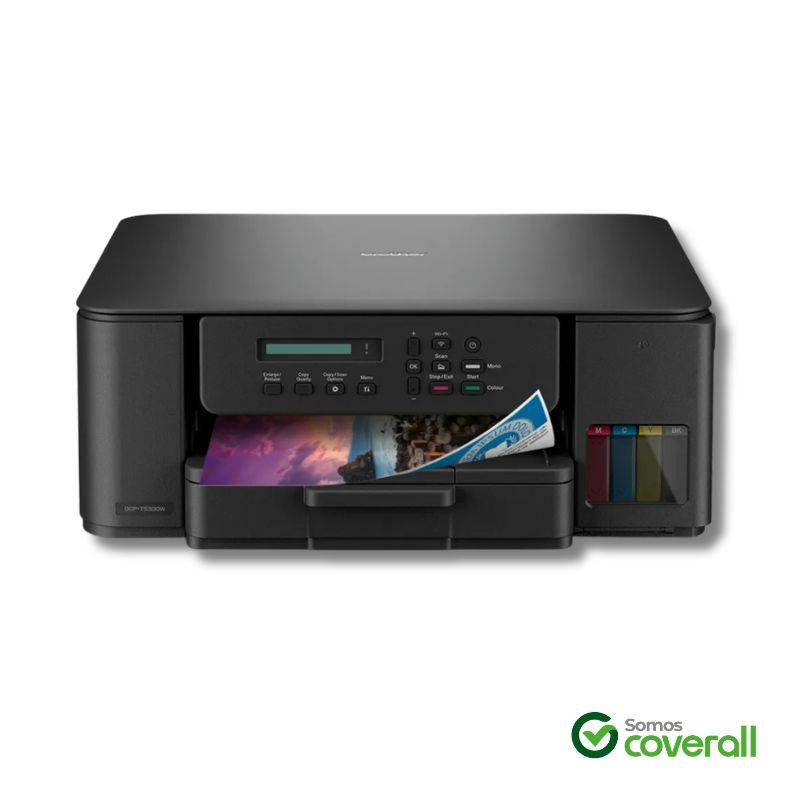 Impresora Sistema Continuo Brother Inkbenefit Tank Dcp-T530Dw Inyeccion De Tinta Color Multifuncion Duplex Wifi Usb