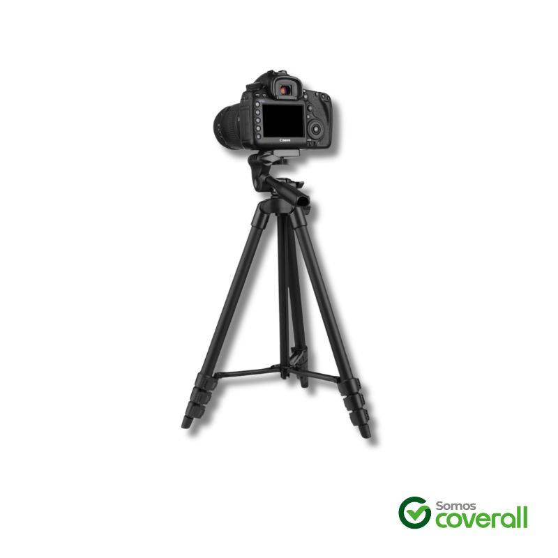Tripode Para Celular Camara Kolke Kvt-449 Plegable 2Kg Ajuste 5.5Cm 8.5Cm Giro 180° Altura 41Cm 135Cm Aluminio Y Plastico