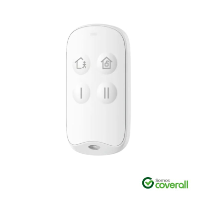 Control Remoto Hikvision Ax Home Pkf201-Wb 4 Botones Rf 433Mhz