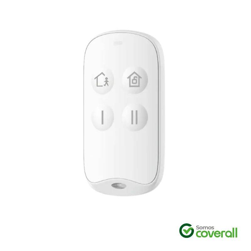 Control Remoto Hikvision Ax Home Pkf201-Wb 4 Botones Rf 433Mhz