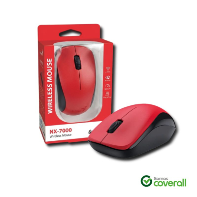 Mouse Genius Nx-7000 1200Dpi 10M 2.4Ghz Inalambrico Rojo