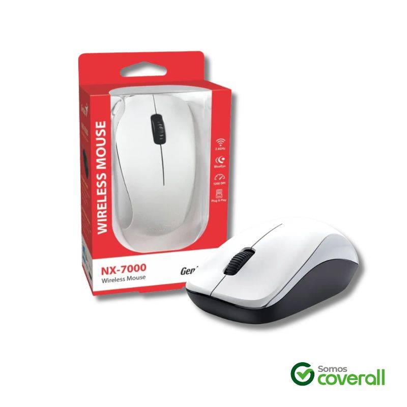 Mouse Genius Nx-7000 1200Dpi 10M 2.4Ghz Inalambrico Blanco