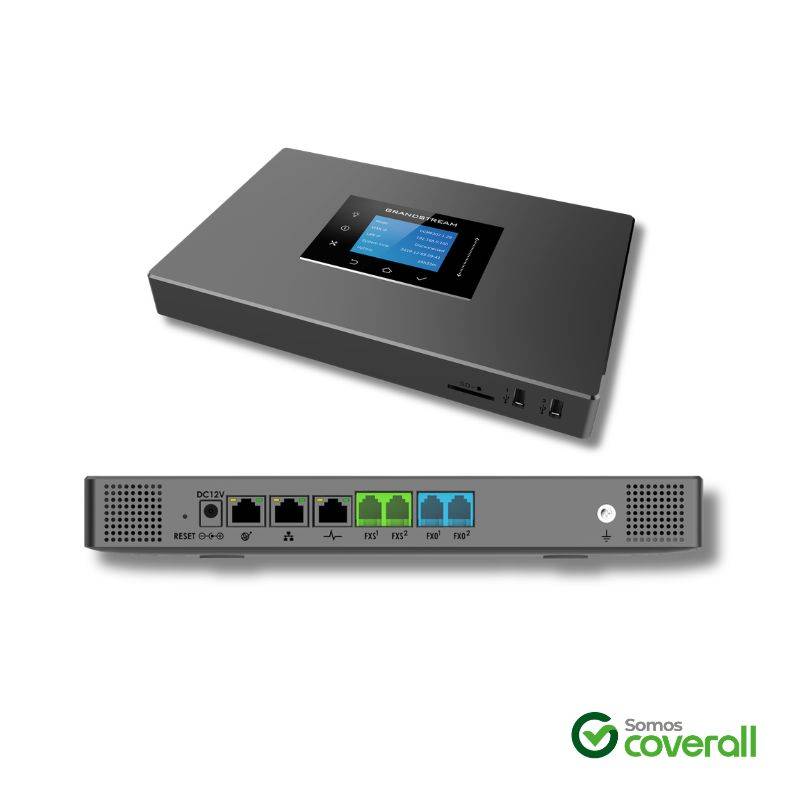 Central Telefonica Ip Pbx Grandstream Ucm6302A 2 Fxo 2 Fxs 500 Usuarios 75 Llamadas