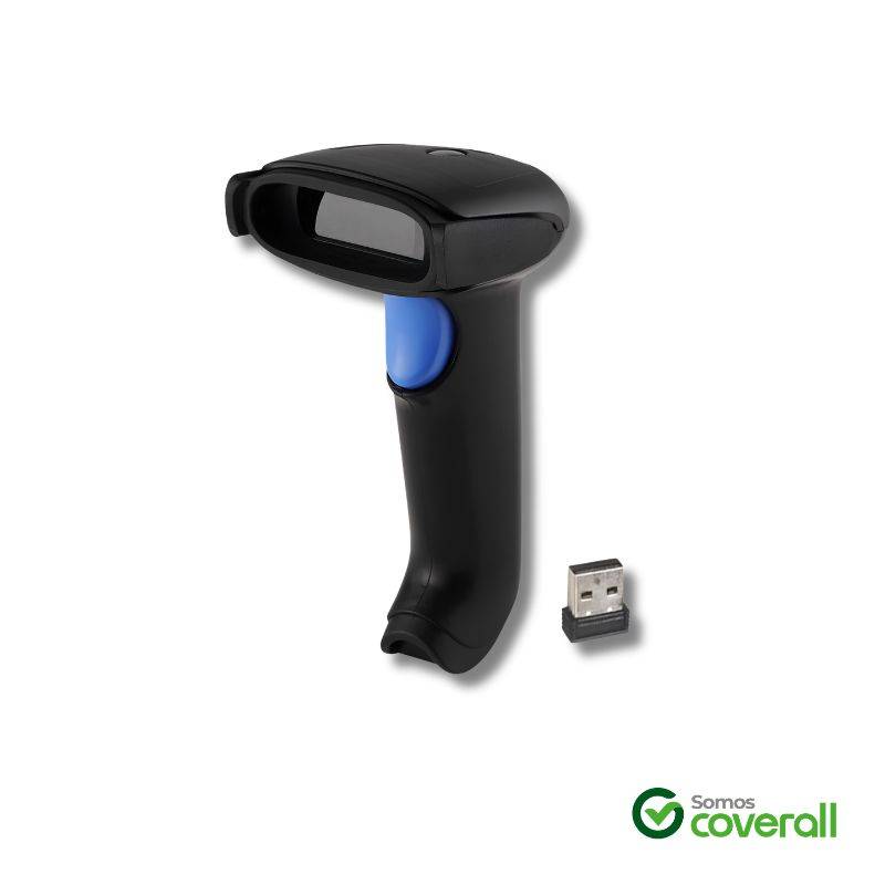 Lector De Codigo Escaner Ocomm Ocbs-W017-2 1D Campo 60Cm Con Base Inalambrico 2.4G 80M Usb