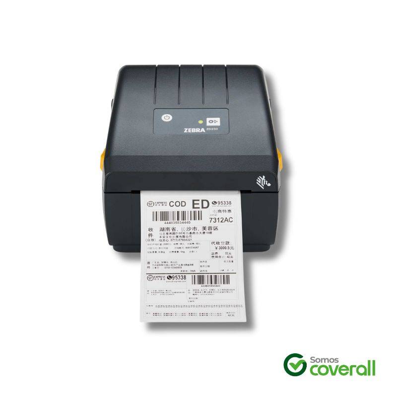 Impresora Etiquetas Zebra Zd230 Transferencia Termica Directa Negro 4 Pulgadas 152Mm/S Lan Usb