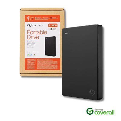 Disco Duro Externo Portable Seagate Expansion 2Tb 5Gbps 5400Rpm Usb 3.0 Usb 2.0 Negro