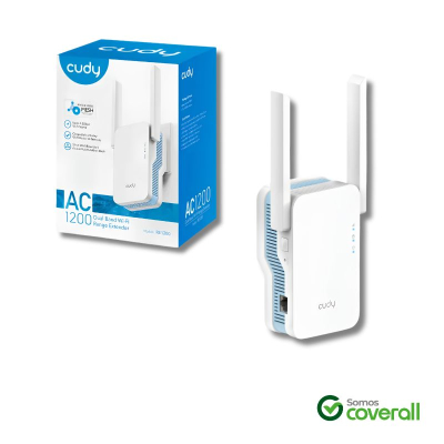 Repetidor Extensor Wifi Cudy Re1200 Ac1200 300Mbps 867Mbps Rj45 Extensor Access Point Mesh