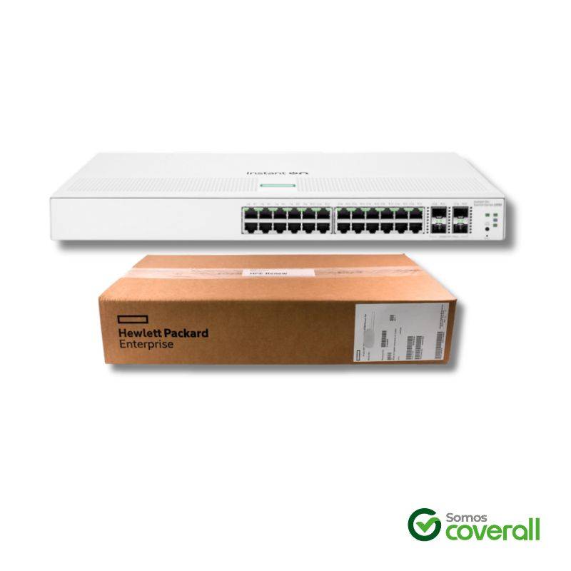Switch Hpe Aruba Instant On 1930 10/100/1000Mbps 24 Puertos 4 Sfp Administrable Rackeable