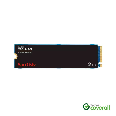 Disco Solido Sandisk Plus 2Tb 3200Mbs Nvme Gen3 M2 2280