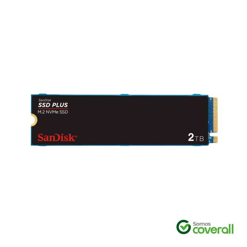Disco Solido Sandisk Plus 2Tb 3200Mbs Nvme Gen3 M2 2280