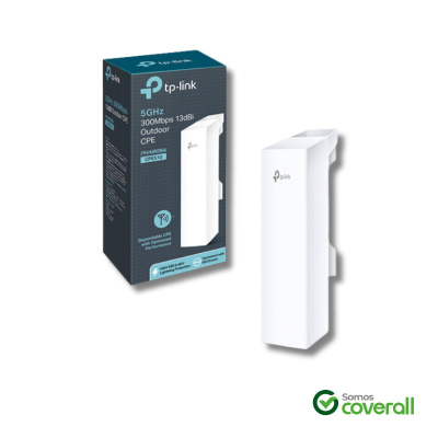 Access Point Exterior Tp-Link Pharos Cpe510 5Ghz 300Mbps 13Db 10/100Mbps Poe 15Km