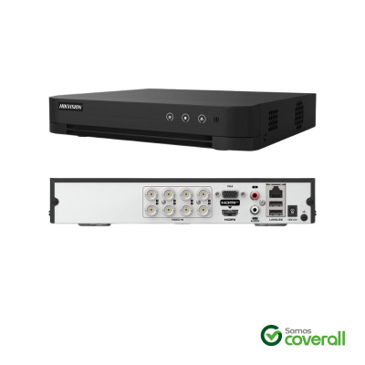 Dvr Xvr Hikvision 7208Hghi-M1 8 Canales Hdtvi Cvi Ahd Cvbs 2 Ip 2Mp H265 Pro+ Deteccion De Movimiento Humano Vehiculo