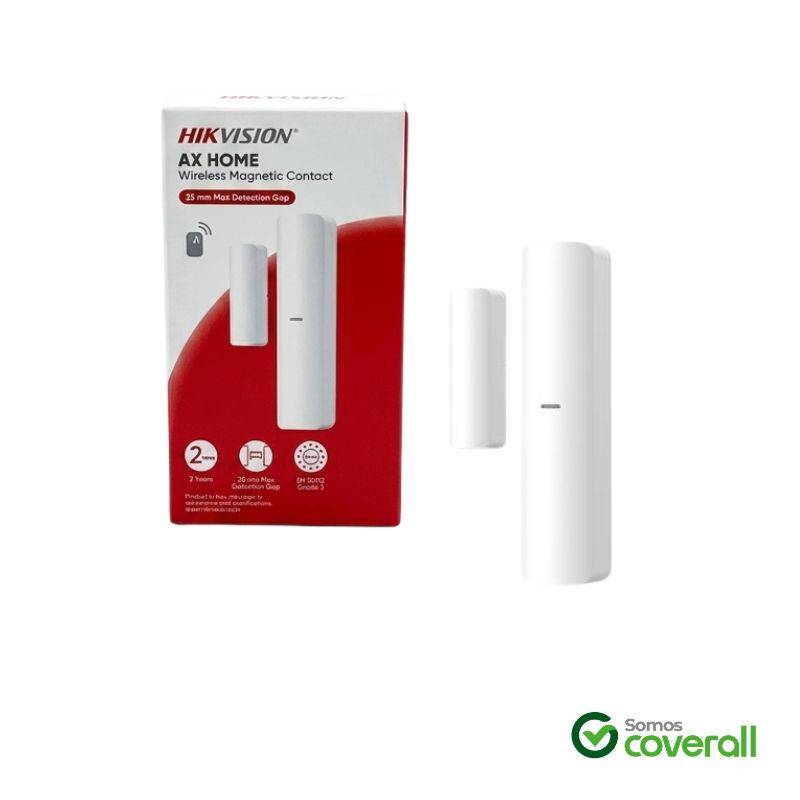 Sensor Magnetico Hikvision Ax Home Pd201Mc Rf 433Mhz Inalambrico Interior